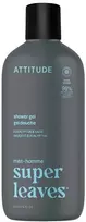 „Attitude Attitude SUPER LEAVES MEN“ dušo želė vyrams – eukaliptas ir šalavijas, 415 ml