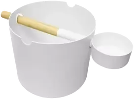 SAUFLEX kubiliukas 5,0 L ir samtis, baltas