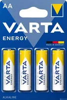4x R-06 LR06 AA baterijos 1,5V Varta Energy Alkaiczna