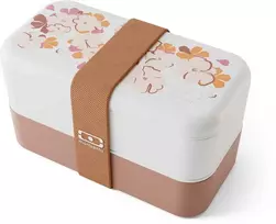 Monbento Original bento Priešpiečių dėžutė 1 l Rožinė Floral