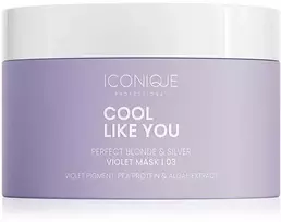 Iconique Professional Kaukė vėsiems ir spindintiems blondinės plaukams „Cool Like You“ (violetinė kaukė)