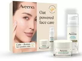 Aveeno Calm+Restore Skincare Gift Set for Dry and Sensitive Skin