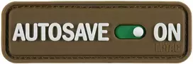 M Tac PVC antsiuvas-lipdukas AUTOSAVE ON Chaki (51116705)