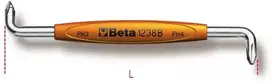 Beta Tools Philips Ph1-2 125 mm dvipusis kampinis atsuktuvas (012380201)