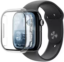 AmazingThing Radix Glass Screen Protector with dėklas skirtas Apple Watch Series 11 42mm – Clear