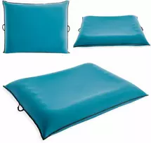 Intex Pripučiamas baseino gultas, „Luxe Lounge“ stiliaus, patogus vandens plūduras, 2 asmenų plūduras, patvarus PVC plūduras, su remonto pleistru