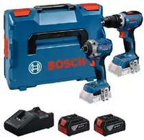 Akumuliatorinių įrankių rinkinys BOSCH GSR+GDR+GAL