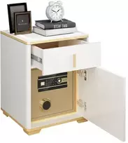 Extralink Užrakto žvaigždė | Elektroninis seifas prie naktinio stalelio | su indukciniu įkrovimu