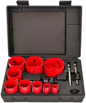 AW-Tools Gręžimo karūnų komplektas AWTools AW49668; 19-64 mm; 13 vnt.
