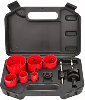 AW-Tools Gręžimo karūnų komplektas AWTools AW49659; 22-64 mm; 40 mm; 8 vnt.