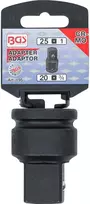 Grąžtas Bgs Technic Smūginis adapteris | vidinis kvadratas 20 mm (3/4") - išorinis kvadratas 25 mm (1") (195)