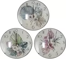 Besk Sieninis laikrodis 30 cm, su raštu