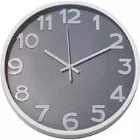 Besk Sieninis laikrodis 30 cm, pilkas