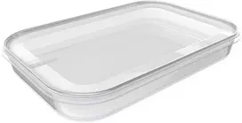 NHG Plastikinė dėžutė maistui užšaldyti Plast Team 1.5l/29.5x19x3.9cm Helsinki