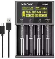 Liitokala lii-M4S Li-ion/Ni-MH akumuliatorių įkroviklis.