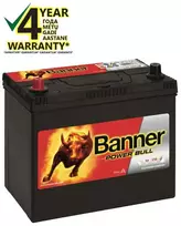 Banner 45 Ah 390A +- 12V Power akumuliatorius 238x129x203/225mm