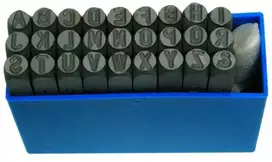 Raidžių išmušėjų komplektas Condor Werkzeug C0050/5; 5 mm; 27 vnt.