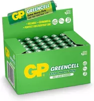 GP Battery Elementai GP Greencell AAA 1.5V 40 vnt.