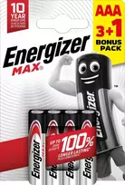 Energizer battery Max Alkaline AAA CHP4 3+1