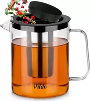 Arbatinukas su filtru Vilde, 1,5 l, borosilikatinis stiklas