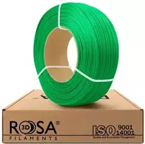 3D plastikas PLA 1.75mm 1kg refill pakuotė Rosa3D - Juicy Žalias