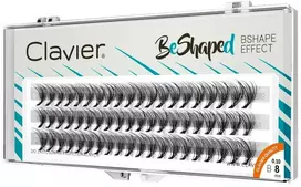 Clavier BeShaped šilkinės blakstienos priauginimui B formos garbanos 10D 8mm