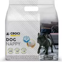 Croci Spa Dog Nappy sauskelnės šunim XS 1-2kg 14vnt.