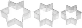 Birkmann STAR sausainių formelės 4,5/5,5/6,5 cm