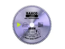 Bahco Diskinis pjūklas su 0° kampu 300x30mm 60H 18°, (20mm adapteris)