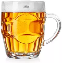 Kadax Orion Alaus stiklinė 500 ml - storas stiklas, patogus rankenas