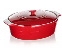 Banquet troškintuvas keramikinis, ovalus(36,5cm-3,6l)