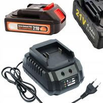 Maitinimo komplektas Rosfix ChargePro – Greitas įkroviklis 1.2A, Akumuliatorius 21V 1.5Ah, Li-Ion, Makita 18–21V