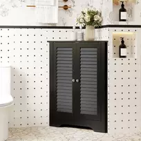 Promotions Kampinė spintelė, 63x32x81.5 cm, juoda, MDF