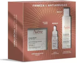 Avène Pack veido priežiūros rinkinys (Hyaluron Activ B3 Kreminis veido kremas, 50 ml + Hyaluron Activ B3 Serum serumas, 7 ml + micelinis vanduo, 100 ml)
