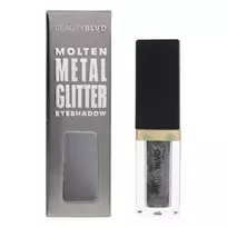 Huda Beauty Beauty Blvd, Molten Metal Melisant, skysti akių šešėliai, Melisant, 4,5 ml moterims