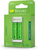 GP Battery Kroviklis GP Recyko E211 su akumuliatoriais 2 vnt. 1,2V AA 2100mAh