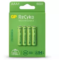 GP Battery GP Baterija Įkraunamos baterijos GP ReCyko NiMH AAA 650mAh EB4