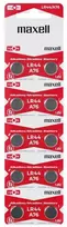 Maxell elementai LR44/A76/AG13/KA76/V13GA 1.5V 110mAh 10vnt.