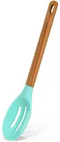 Fissman Silikoninis šaukštas 34 cm su medine rankena Essential