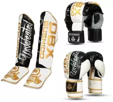 DBX Bushido „Undefeated“ Bokso pirštinės ir blauzdų apsaugos