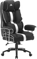 White shark Baltas Shark Baltas Shark LE MANS Gaming Chair juodas/baltas