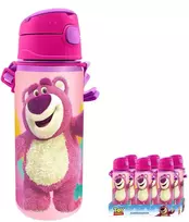 KIDS aliuminio vandens buteliukas su snapeliu, 600 ml, Lotso, Žaislų istorija / Lts00014