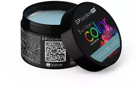 Cosmetics Zone Excellent Pro Statybiniai dažai su tiksotropiniais pasteliniais statybiniais geliais, turkio spalvos vanduo, 15 g