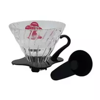 Hario V60 Glass Drip 02 - Juodas