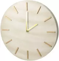 Home Styling Collection Minimalist sieninis laikrodis SUM, marble pattern, Ø 30 cm