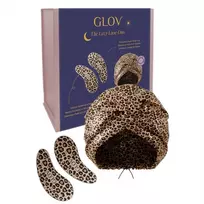 Glov „Lazy Luxe Duo“ silikoninių akių pleistrų ir atlasinės miego kepuraitės rinkinys