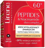 Lirene Peptidų ir niacinamido raukšles lyginantis dieninis kremas, suvienodinantis odos atspalvį 60+ 50 ml