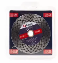 Atlas Deimantinis diskas 125x22,23x1,7 25 mm GE TQT-0002