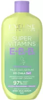Eveline Cosmetics Super vitaminų regeneruojamasis kūno pienelis-serumas 5in1 350ml