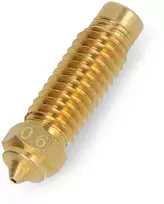 0.6 mm antgalis Elegoo Neptune 4 Plus/4 Max 3D spausdintuvams - 1.75 mm filamentas - žalvaris